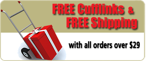 Free Knot Cufflinks & Free Shipping