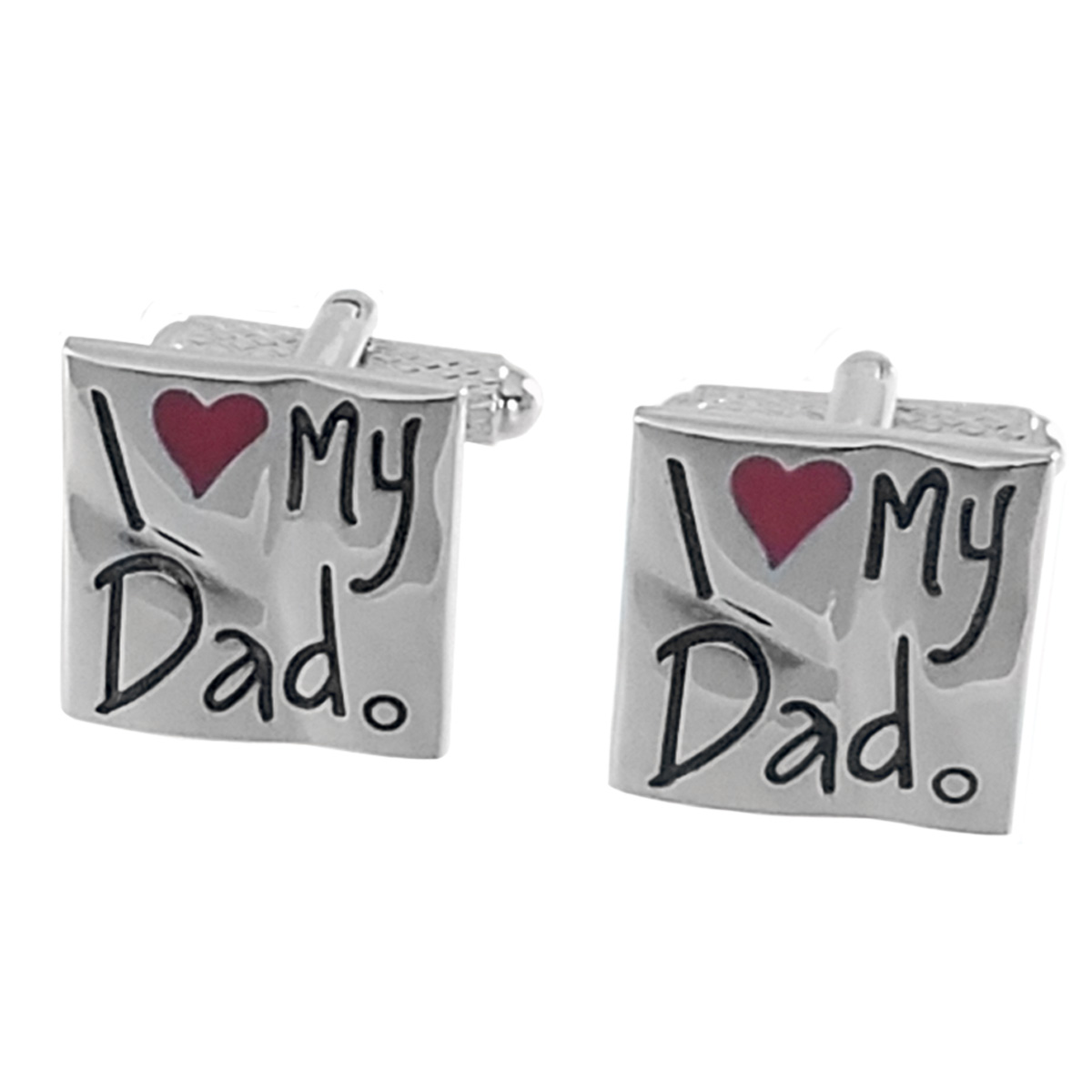 I Love My Dad Cuff Links Cufflinks Depot