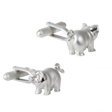 Porky with Curly Tail Cufflinks