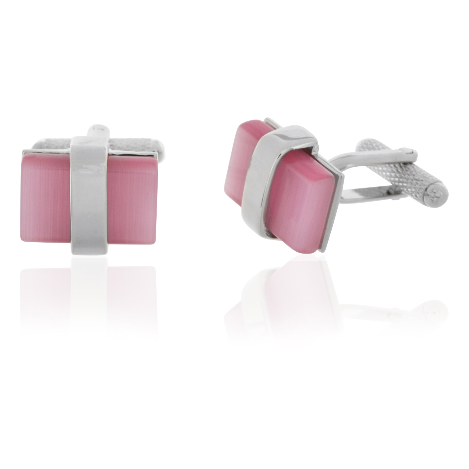 Pink Composite Cufflinks Cufflinks Depot
