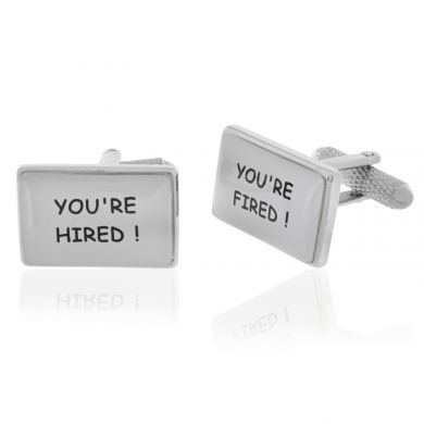 You're Hired and Fired Cufflinks