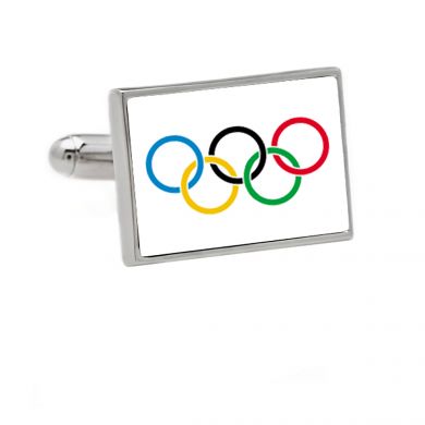 Olympic Flag Cufflinks
