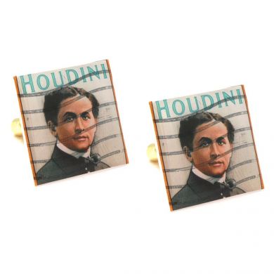 Houdini Postage Stamp Cufflinks