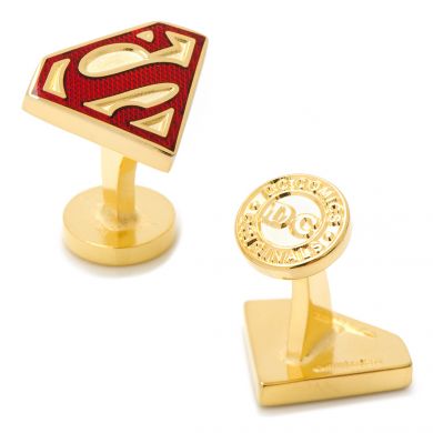 Gold Superman Cufflinks