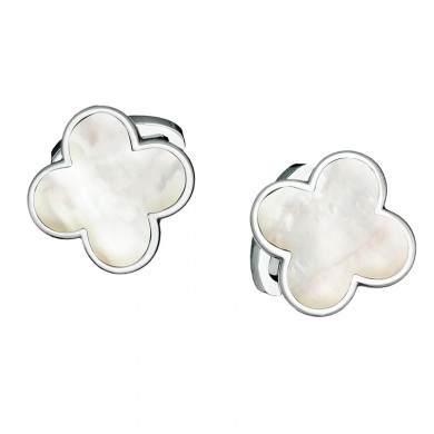 Four Leaf Clover Mother of Pearl Cufflinks