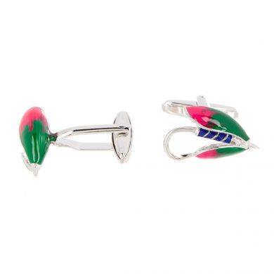 Colorful Fly Fishing Hook Cufflinks