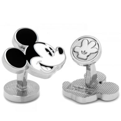 Disney Vintage Black and White Mickey Mouse Cufflinks