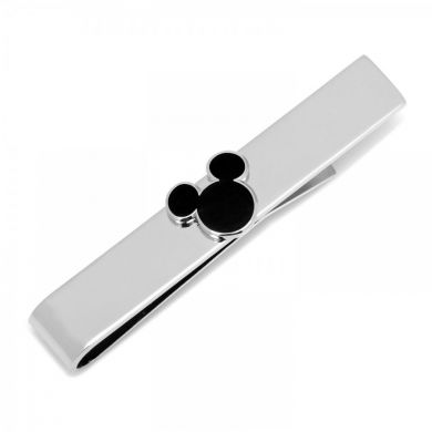 Disney Black Mickey Mouse Silhouette Tie Bar