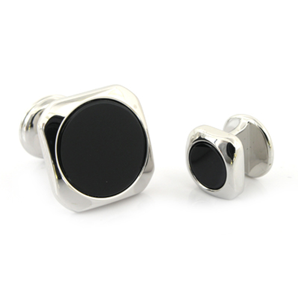 Onyx Tuxedo Stud Set Cufflinks Depot