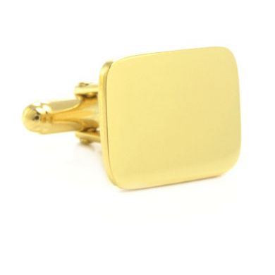 18Kt Vermeil Engravable Cufflinks 18Kt Vermeil Engravable Cufflinks