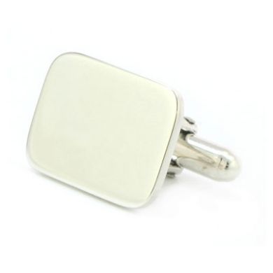 Sterling Rectangular Engravable Cufflinks Sterling Rectangular Engravable Cufflinks