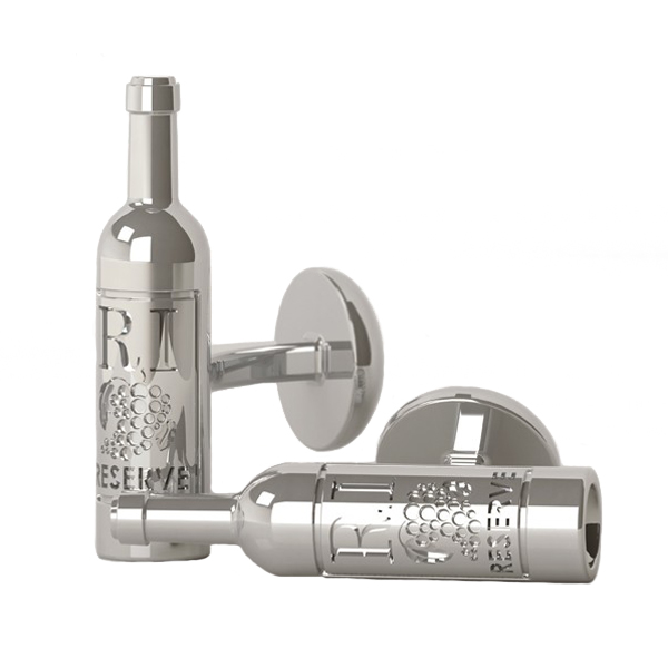 Sterling Vintage Wine Bottle Cufflinks Cufflinks Depot
