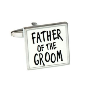 Father Of The Groom Square Cufflinks