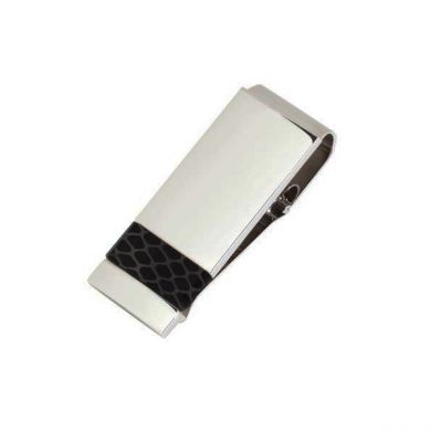 Trafalgar Black Leather Inlay Money Clip Trafalgar Black Leather Inlay Money Clip