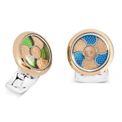Blue And Green Color Changing Cufflinks