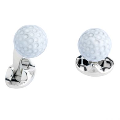 Sterling Golf Ball Cufflinks