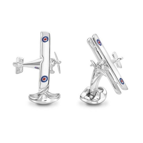 Sterling Spitfire Cufflinks Cufflinks Depot