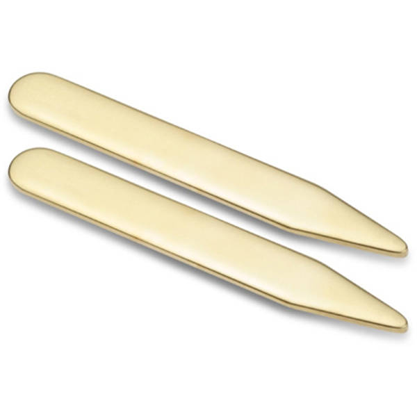 Gold Metal Collar Stays Cufflinks Depot