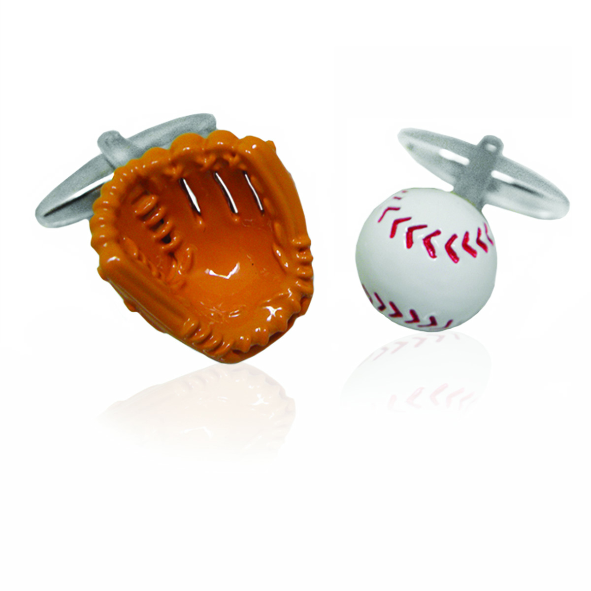 Baseball Glove and Baseball Cufflinks Cufflinks Depot