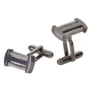Stainless Steel Cable Cufflinks