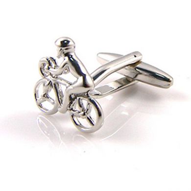 Bicycle Rider Cuff Links