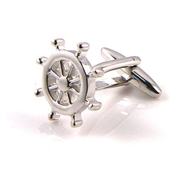 Ship Wheel Cuff links Cufflinks Depot