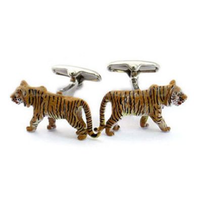Painted Tiger Cufflinks