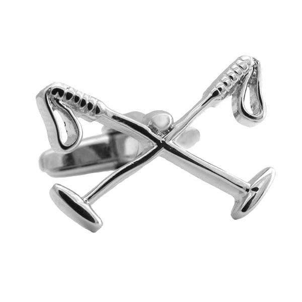 Crossed Polo Mallets Cufflinks Cufflinks Depot