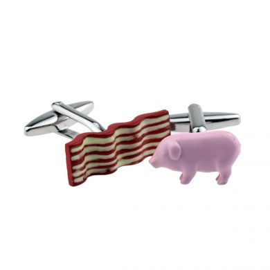 Bacon and Pig Cufflinks