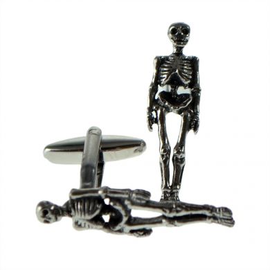 Skeleton Pewter Cufflinks