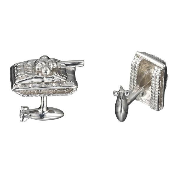 Tank and Missile Cuff Links Cufflinks Depot