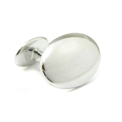 Sterling Oval Engravable Cufflinks Sterling Oval Engravable Cufflinks
