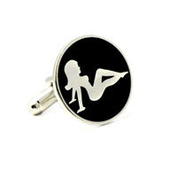 Trucking Girl Cufflinks