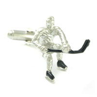 Hockey Player Cufflinks
