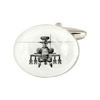 Apache Helicopter Cufflinks