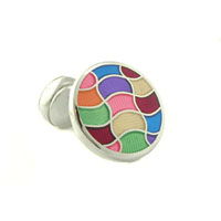 Wavy Harlequin Cufflinks