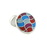 Wavy Harlequin Cufflinks