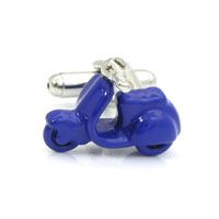 Blue Scooter Cufflinks