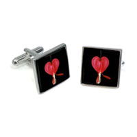 Bleeding Heart Cufflinks