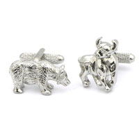 Bull and Bear Cufflinks