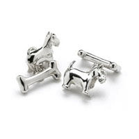 Dog and Bone Cufflinks