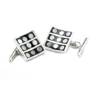 Onyx & Pearl Cufflinks