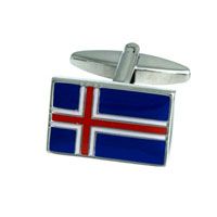 Iceland Flag Cufflinks