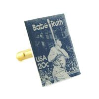 Babe Ruth Stamp Cufflinks