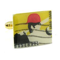 Professional Baseball Stamp Cufflinks