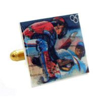 Baseball Stamp Cufflinks
