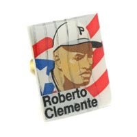 Roberto Clemente Stamp Cufflinks