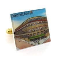 Ebbets Field Stamp Cufflinks