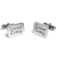 Cricket Crazy Cufflinks