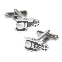 Chopper Helicopter Cufflinks